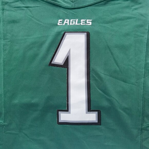 NFL HURTS Green No. 1 Short Sleeve Jersey - Picture 2 of 10